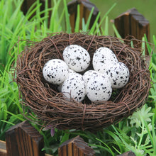 Load image into Gallery viewer, 12cm Simulation Bird Nest + 3 PCS Bird Egg Holiday Decoration