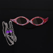 Load image into Gallery viewer, Necklace Pendant Handheld Folding Reading Glasses + 1.50D Rndom Color Delivery
