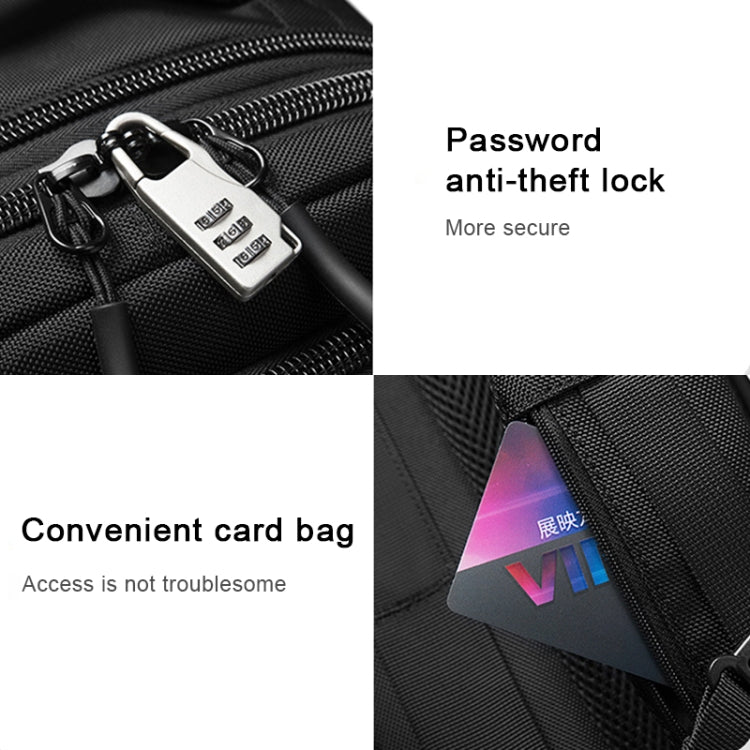 BANGE Business Backpack Men Travel Waterproof Large Capacity Computer Shoulders Bag