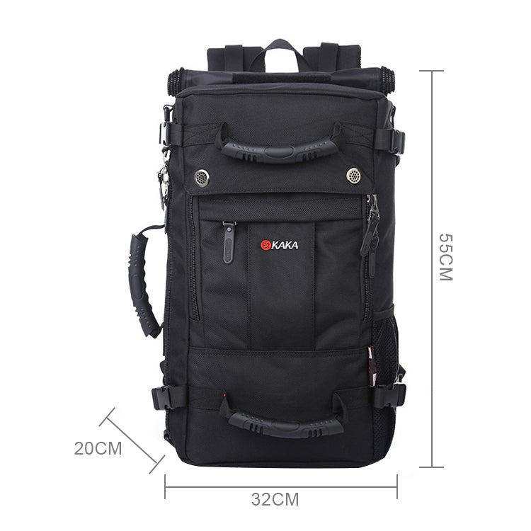 KAKA Large Capacity Backpack Men Travel Bag Leisure Student Waterproof Shoulders Bag with Lock