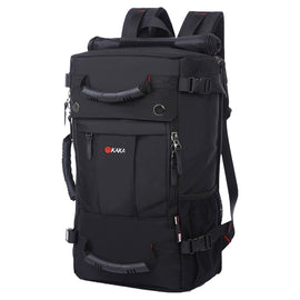 KAKA Large Capacity Backpack Men Travel Bag Leisure Student Waterproof Shoulders Bag with Lock