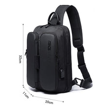 Load image into Gallery viewer, BANGE Fashion Casual Shoulder Bag Outdoor USB Chest Bag, USB Chest Bag
