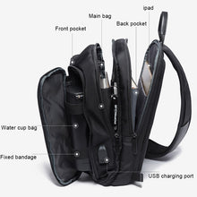 Load image into Gallery viewer, BANGE Fashion Casual Shoulder Bag Outdoor USB Chest Bag, USB Chest Bag