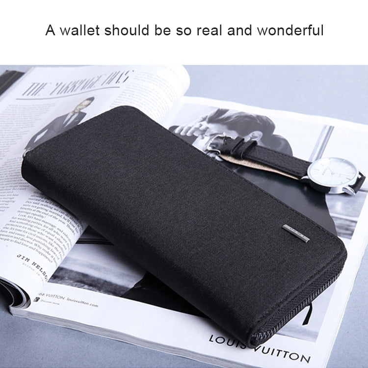 KAKA Men Long Wallet Oxford Cloth Hand Bag Simple Fashion Student Wallet