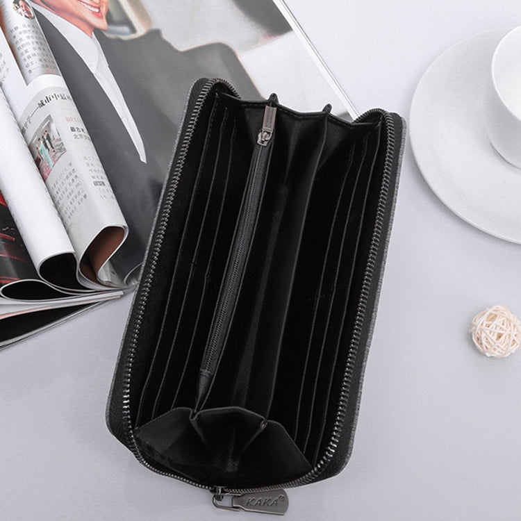 KAKA Men Long Wallet Oxford Cloth Hand Bag Simple Fashion Student Wallet