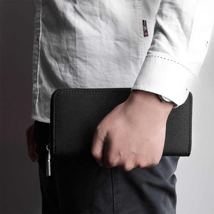 KAKA Men Long Wallet Oxford Cloth Hand Bag Simple Fashion Student Wallet