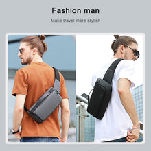 Load image into Gallery viewer, BANGE Sports Leisure Chest Bag Business Waist Bag Trendy Fashion Messenger Bag Shoulder Bag
