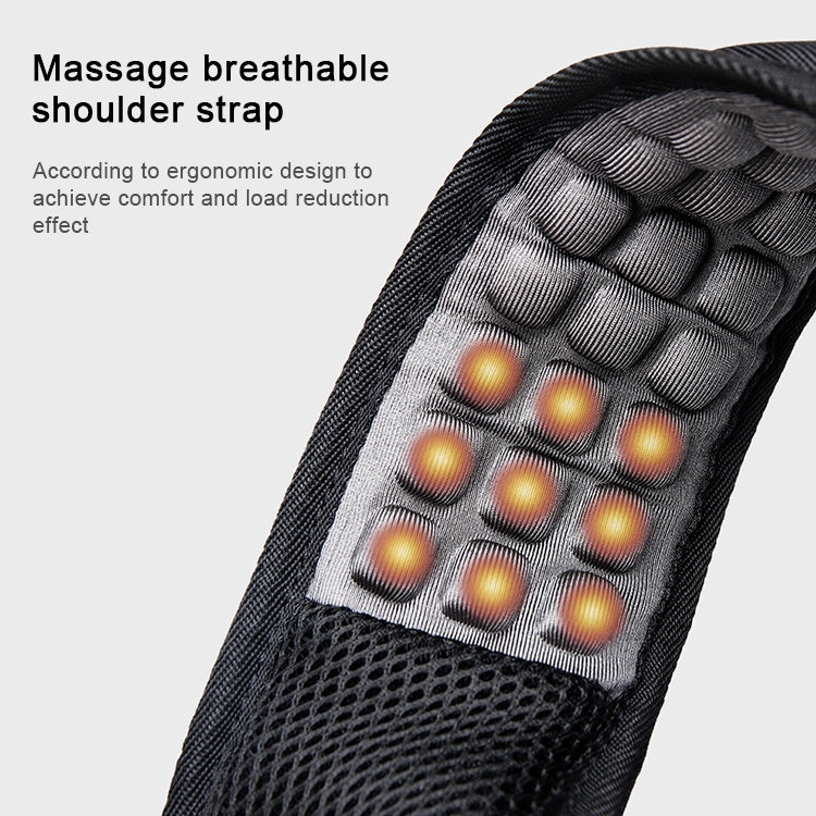 BANGE Waterproof Travel Men Backpack Rechargeable Large Capacity Shoulders Bag with Earplug Hole