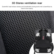 Load image into Gallery viewer, BANGE Waterproof Travel Men Backpack Rechargeable Large Capacity Shoulders Bag with Earplug Hole