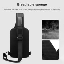 Load image into Gallery viewer, BANGE Men Fashion Men Chest Bag Outdoor Leisure Messenger Bag Waterproof Shoulder Bag