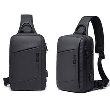 Load image into Gallery viewer, BANGE Fashion Outdoor Sports USB Leisure Shoulder Bag Men Chest Bag