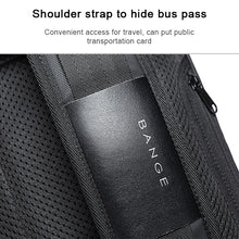 Load image into Gallery viewer, BANGE Fashion Outdoor Sports USB Leisure Shoulder Bag Men Chest Bag