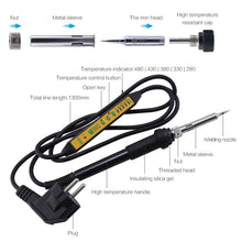 Load image into Gallery viewer, BEST Adjustable Temperature Electric Soldering Iron Welding Solder Station Heat Pencil, EU Plug, EU Plug