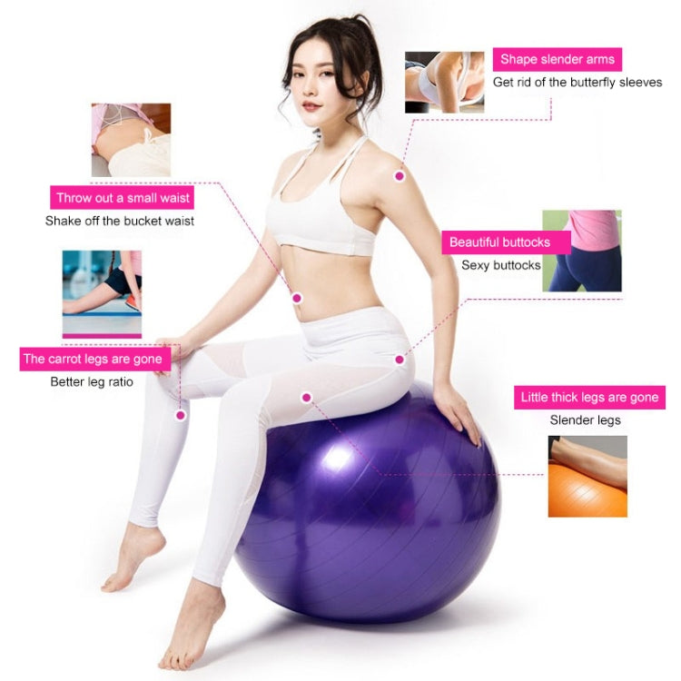 Thickening Explosion-proof Big Yoga Ball Sport Fitness Ball Environmental Pregnant Yoga Ball, Diameter: 75cm