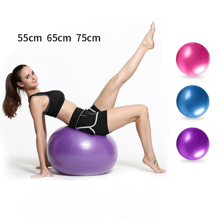 Thickening Explosion-proof Big Yoga Ball Sport Fitness Ball Environmental Pregnant Yoga Ball, Diameter: 75cm