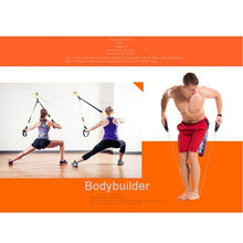 Load image into Gallery viewer, Fitness Exercise Resistance Bands Stretch Elastic Rope Workout Yoga Rally Muscle Training Exercise Rope, Size:5*8*1200mm, Random Color Delivery, Size:5*8*1200mm