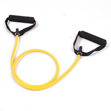 Load image into Gallery viewer, Fitness Exercise Resistance Bands Stretch Elastic Rope Workout Yoga Rally Muscle Training Exercise Rope, Size:5*10*1200mm, Random Color Delivery, Size:5*10*1200mm