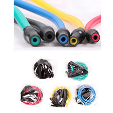 Load image into Gallery viewer, Fitness Exercise Resistance Bands Stretch Elastic Rope Workout Yoga Rally Muscle Training Exercise Rope, Size:5*10*1200mm, Random Color Delivery, Size:5*10*1200mm