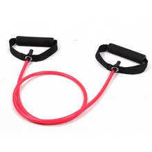 Load image into Gallery viewer, Fitness Exercise Resistance Bands Stretch Elastic Rope Workout Yoga Rally Muscle Training Exercise Rope, Size:5*11*1200mm, Random Color Delivery, Size:5*11*1200mm