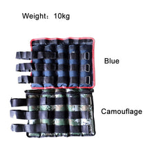 Load image into Gallery viewer, A Pair of Selling Fitness Loading Equipment Ankle Weights Gaiter Sandbags, Adjustable Invisible Running Sports Sandbags, Weight: 10kg