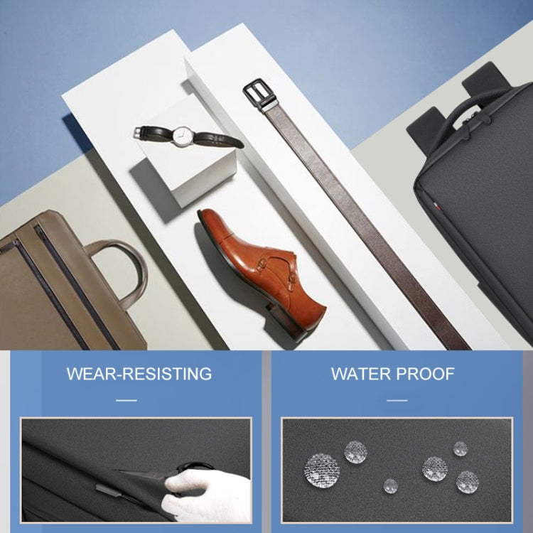 OUMANTU 9003 Business Laptop Bag Oxford Cloth Large Capacity Backpack with External USB Port