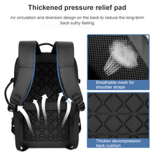 Load image into Gallery viewer, OUMANTU 2023 Large Capacity Waterproof Laptop Backpack Business Travel Shoulders Bag with External USB Charging Port