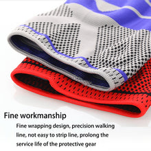 Load image into Gallery viewer, Outdoor Fitness Mountaineering Knit Protection Silicone Anti - collision Spring Support Sports Knee Protector, Size: XL