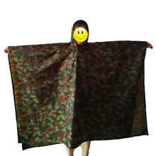 Load image into Gallery viewer, 3 In 1 Outdoor Portable Multifunctional Camouflage Backpack Raincoat, OG2458A, OG2458B