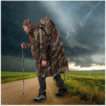 Load image into Gallery viewer, 3 In 1 Outdoor Portable Multifunctional Camouflage Backpack Raincoat, OG2458A, OG2458B