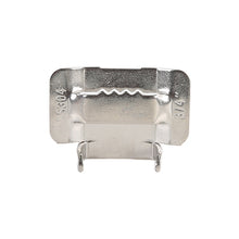 Load image into Gallery viewer, 100 PCS 19.05mm 304 Stainless Steel Tie Lock Type Cable Wrapped Bundle Buckle, 19.05mm
