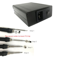 Load image into Gallery viewer, MINI T12-951 LED Soldering Station Electronic Welding Iron Portable Welding Tool, T12-951