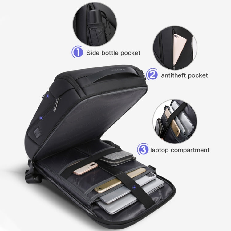 Bange BG-2517 Men Business Backpack with USB Port, Size: 48 x 31 x 16cm