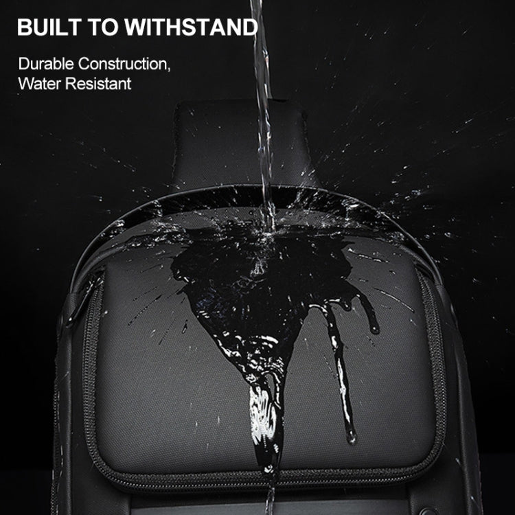 Bange BG-7258 Men Oxford Cloth Waterproof Crossbody Chest Bag with USB Port, Size: 35 x 21 x 12cm