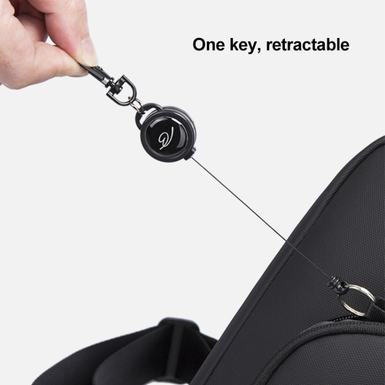 Bange BG-7312 Men Microfiber Leather Crossbody Chest Bag, Size: 35 x 16 x 4cm