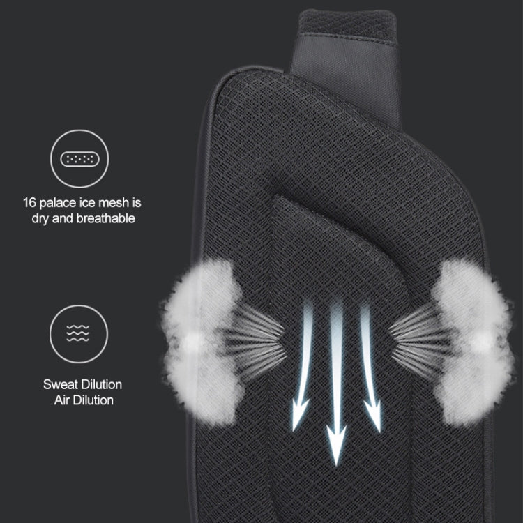 Bange BG-7312 Men Microfiber Leather Crossbody Chest Bag, Size: 35 x 16 x 4cm