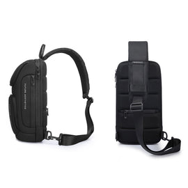 Bange BG-7565 Men Oxford Cloth Waterproof Anti-theft Crossbody Chest Bag, Size: 34 x 17.5 x 11cm