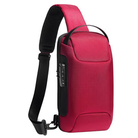 Bange BG-22085 Men Oxford Cloth Waterproof Anti-theft Crossbody Chest Bag, Size: 34 x 18 x 10cm, 34 x 18 x 10cm(Red), 34 x 18 x 10cm(Black), 34 x 18 x 10cm(Grey), 34 x 18 x 10cm(Blue)