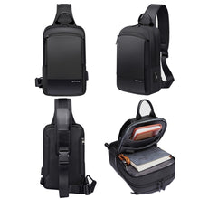 Load image into Gallery viewer, Bange BG-77112 Men Oxford Cloth Waterproof Crossbody Chest Bag with USB Port, Size: 30 x 19 x 13cm