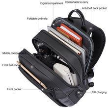 Load image into Gallery viewer, Bange BG-77112 Men Oxford Cloth Waterproof Crossbody Chest Bag with USB Port, Size: 30 x 19 x 13cm