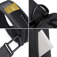 Load image into Gallery viewer, Bange BG-77112 Men Oxford Cloth Waterproof Crossbody Chest Bag with USB Port, Size: 30 x 19 x 13cm
