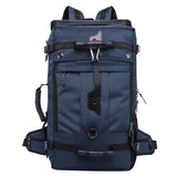 KAKA kaka2070 Oversized Version Men Oxford Cloth Waterproof Backpack Mountain Bag, Capacity: 50L, 50L(Blue), 50L(Army Green), 50L(Black)