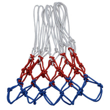 Load image into Gallery viewer, Regular Edition Polyester Rope Basketball Frame Net (White Red Blue)