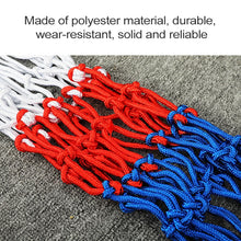 Load image into Gallery viewer, Regular Edition Polyester Rope Basketball Frame Net (White Red Blue)