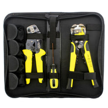 Load image into Gallery viewer, 0.25-6.0mm Multi-function Wire Stripper + Carbon Steel Crimping Pliers + Storage Bag Tools Set, 0.25-6.0mm Stripper