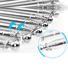 Load image into Gallery viewer, 1.6M 7 Knots Telescopic Stainless Steel Rubber Sleeve Teaching Stick Guide Signal Flag, Random Color Delivery