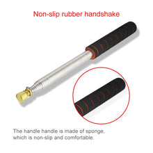 Load image into Gallery viewer, 2.5M 11 Knots Multi-function Telescopic Stainless Steel Sponge Golden Head Teaching Stick Guide Flagpole Signal Flag