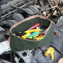 Load image into Gallery viewer, 17 x 11.5 x 4cm Electrician Repair Hardware Tool Carrying Bag, 17 x 11.5 x 4cm (Khaki), 17 x 11.5 x 4cm (Grey), 17 x 11.5 x 4cm (Forest Green), 17 x 11.5 x 4cm (Army Green)