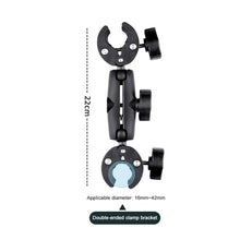 Load image into Gallery viewer, Motorcycle Dualheads Crab Clamp Handlebar Fixed Mount Holder, Dualheads Crab