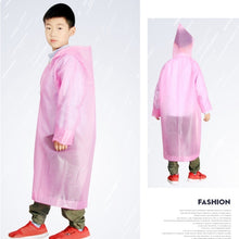 Load image into Gallery viewer, Outdoor Mountaineering Eva Thickened Children Fashion Raincoat Average Size