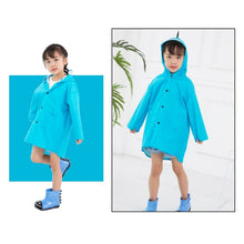Load image into Gallery viewer, Cartoon Dinosaur Children Fashion Raincoat Size: M, Size: M